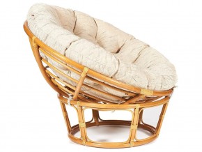 Кресло Papasan 23/01 W с подушкой Honey, ткань Старт в Пласте - plast.mebel74.com | фото 3