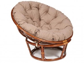 Кресло Papasan 23/01 W с подушкой Pecan, экошерсть Коричневый в Пласте - plast.mebel74.com | фото