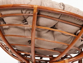 Кресло Papasan 23/01 W с подушкой Pecan, экошерсть Коричневый в Пласте - plast.mebel74.com | фото 4