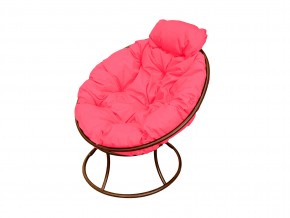 Кресло Папасан мини без ротанга розовая подушка в Пласте - plast.mebel74.com | фото