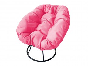 Кресло Пончик без ротанга розовая подушка в Пласте - plast.mebel74.com | фото