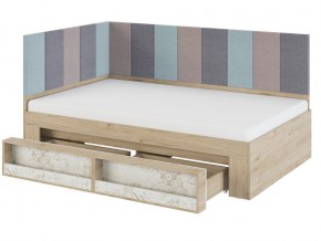 Кровать 1,2 с мягкими элементами 1,2 и 2,0 Алиса мод.2.3 в Пласте - plast.mebel74.com | фото 2
