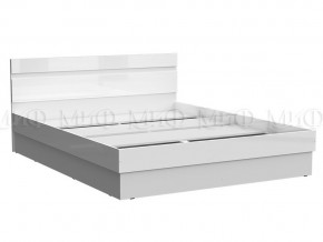 Кровать 1400 Челси Белый глянец в Пласте - plast.mebel74.com | фото