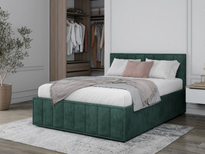 Кровать 1400 Лана зеленый велюр в Пласте - plast.mebel74.com | фото