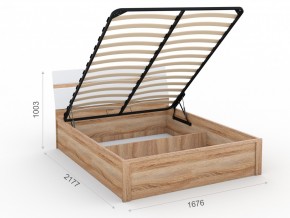 Кровать 160 с подъемным механизмом в Пласте - plast.mebel74.com | фото