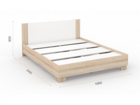 Кровать 160 со встроенным основанием под матрас в Пласте - plast.mebel74.com | фото