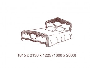 Кровать 2-х спальная 1600*2000 с основанием в Пласте - plast.mebel74.com | фото