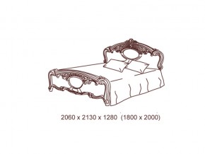 Кровать 2-х спальная 1800*2000 с основанием в Пласте - plast.mebel74.com | фото