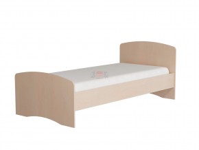 Кровать-4 одинарная 800*1900 млечный дуб в Пласте - plast.mebel74.com | фото 1