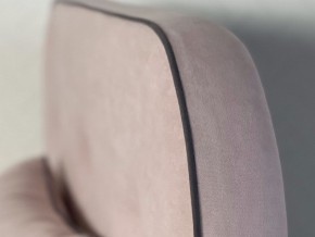 Кровать 900 Лео велюр нежно-розовый в Пласте - plast.mebel74.com | фото 5