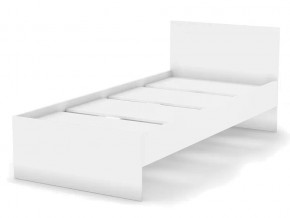 Кровать 900 Лофт белая в Пласте - plast.mebel74.com | фото 1