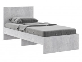 Кровать 900 Осло модуль М11 с настилом Лайт Цемент светлый в Пласте - plast.mebel74.com | фото 1