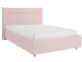 Кровать Альба 1200 велюр нежно-розовый в Пласте - plast.mebel74.com | фото