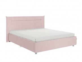Кровать Альба 1600 велюр нежно-розовый в Пласте - plast.mebel74.com | фото 1
