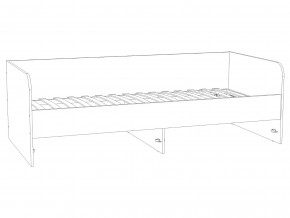 Кровать Банни НМ 041.38 фасад Макарун с мягкой спинкой бали в Пласте - plast.mebel74.com | фото 2