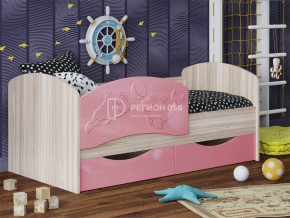Кровать Дельфин-3 МДФ Розовый металлик в Пласте - plast.mebel74.com | фото 1