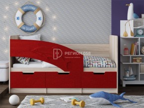 Кровать Дельфин-6 МДФ 1800 Красный металлик в Пласте - plast.mebel74.com | фото