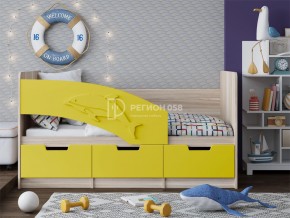 Кровать Дельфин-6 МДФ 1800 Лимон матовый в Пласте - plast.mebel74.com | фото
