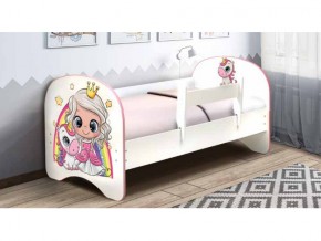 Кровать детская с фотопечатью без ящика Принцесса 700*1400 в Пласте - plast.mebel74.com | фото