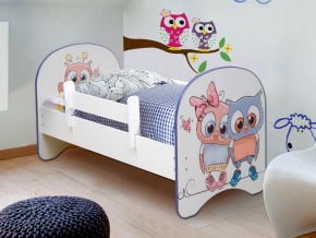 Кровать детская с фотопечатью без ящика Совята 700*1400 в Пласте - plast.mebel74.com | фото 1