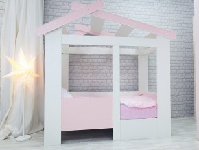Кровать детская Теремок без ящика розовая в Пласте - plast.mebel74.com | фото