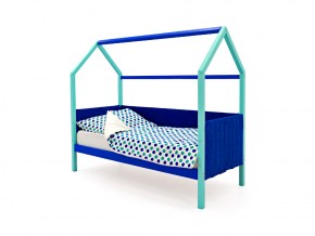 Кровать-домик мягкий Svogen мятно-синий в Пласте - plast.mebel74.com | фото