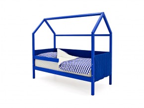 Кровать-домик мягкий Svogen с бортиком синий в Пласте - plast.mebel74.com | фото