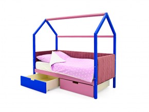 Кровать-домик мягкий Svogen с ящиками синий-лаванда в Пласте - plast.mebel74.com | фото 3