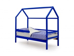 Кровать-домик Svogen с бортиком синий в Пласте - plast.mebel74.com | фото 1
