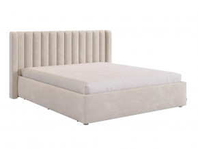 Кровать Ева 1600 велюр крем в Пласте - plast.mebel74.com | фото 1