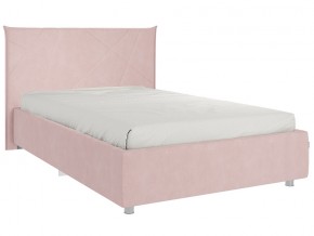 Кровать Квест 1200 велюр нежно-розовый в Пласте - plast.mebel74.com | фото