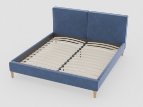 Кровать Линси 1200 синий в Пласте - plast.mebel74.com | фото 1