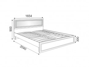 Кровать мягкая Беатрис модуль 10 Дуб млечный в Пласте - plast.mebel74.com | фото 2