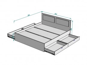 Кровать Ольга L36 ширина 1800 в Пласте - plast.mebel74.com | фото 3