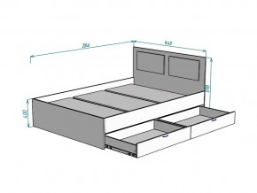 Кровать Ольга L41 ширина 1400 в Пласте - plast.mebel74.com | фото 3