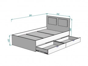 Кровать Ольга L45 ширина 1200 в Пласте - plast.mebel74.com | фото 3