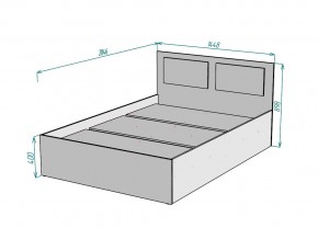 Кровать Ольга L50 ширина 1400 в Пласте - plast.mebel74.com | фото 3