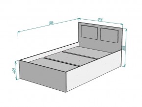 Кровать Ольга L52 ширина 1200 в Пласте - plast.mebel74.com | фото 3