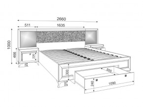 Кровать ортопедическая 1600 Саванна М06 в Пласте - plast.mebel74.com | фото 2