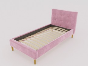 Кровать Пайли 900 розовый в Пласте - plast.mebel74.com | фото 1