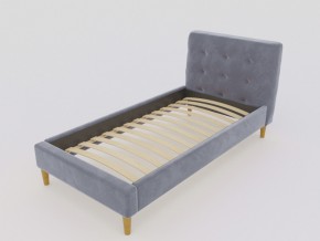 Кровать Пайли 900 серый в Пласте - plast.mebel74.com | фото