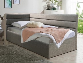 Кровать подростковая правая 800 Фрейм Модерн без подъема в Пласте - plast.mebel74.com | фото