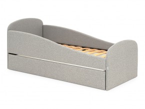 Кровать с ящиком Letmo халва (рогожка) в Пласте - plast.mebel74.com | фото 1