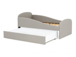 Кровать с ящиком Letmo халва (рогожка) в Пласте - plast.mebel74.com | фото 4