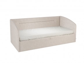 Кровать софа Альба 900 велюр крем в Пласте - plast.mebel74.com | фото 1