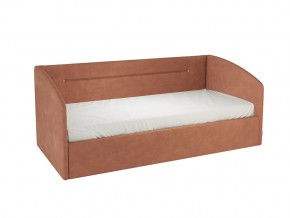 Кровать софа Альба 900 велюр персик в Пласте - plast.mebel74.com | фото
