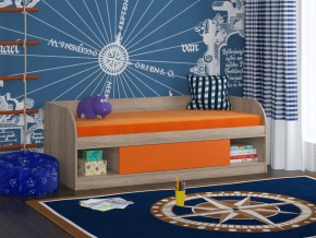 Кровать Соня 4 сонома-оранжевый в Пласте - plast.mebel74.com | фото