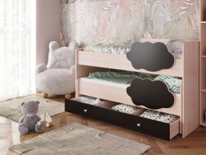 Кровать Соник с ящиком млечный дуб-венге в Пласте - plast.mebel74.com | фото