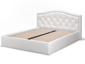 Кровать Стелла 1600 белая подъемная в Пласте - plast.mebel74.com | фото 1
