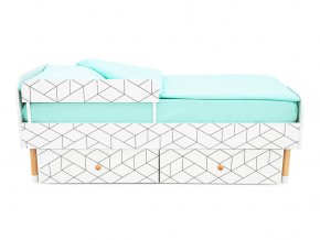 Кровать Stumpa Классика с бортиком и ящиками Ромбы в Пласте - plast.mebel74.com | фото 4